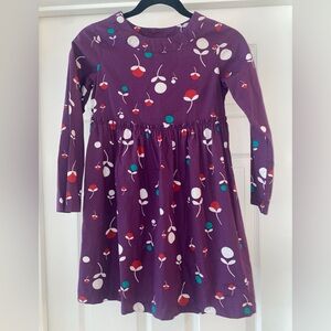 Hanna Andersson Purple Dress with Colorful Print. Size 10